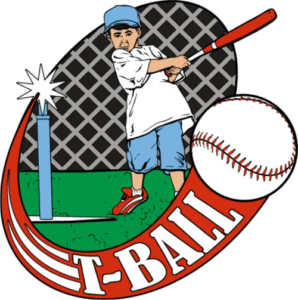 1.25" T-Ball Baseball Pin-2985