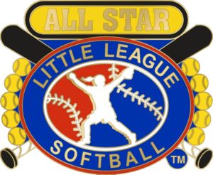 1 1/4" Little League All Star Softball Pin-3092