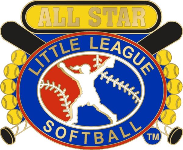 1 1/4" Little League All Star Softball Pin-3092