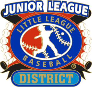 1 1/4" Junior League District Baseball Pin-2804