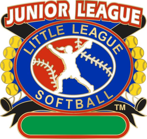 1 1/4" Junior League All Purpose Softball Pin-3076