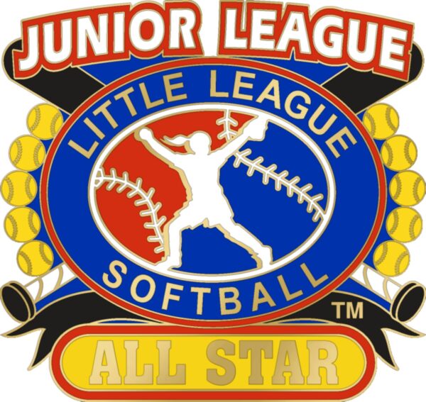 1 1/4" Junior League All Star Softball Pin-3078
