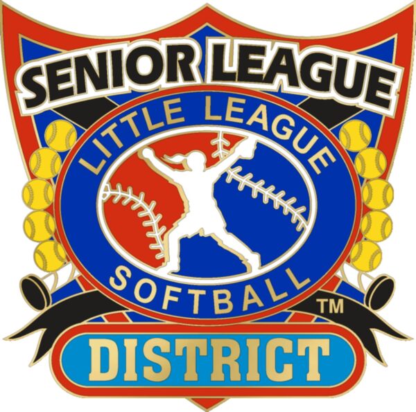 1 1/4" Senior League District Softball Pin-3080