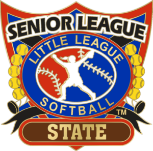 1 1/4" Senior League State Softball Pin-2852