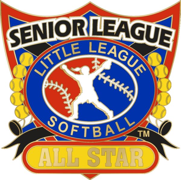 1 1/4" Senior League All Star Softball Pin-3082