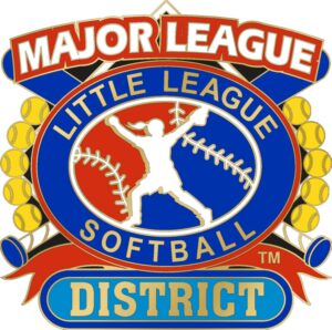 1 1/4" Major League District Softball Pin-3072