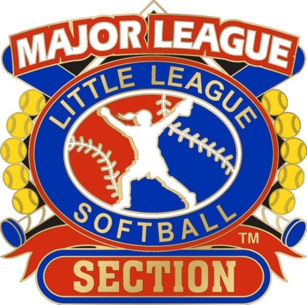 1 1/4" Major League Section Softball Pin-3073