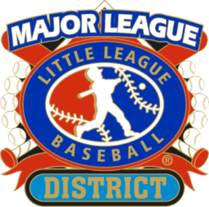 1 1/4" Major League District Baseball Pin-2798