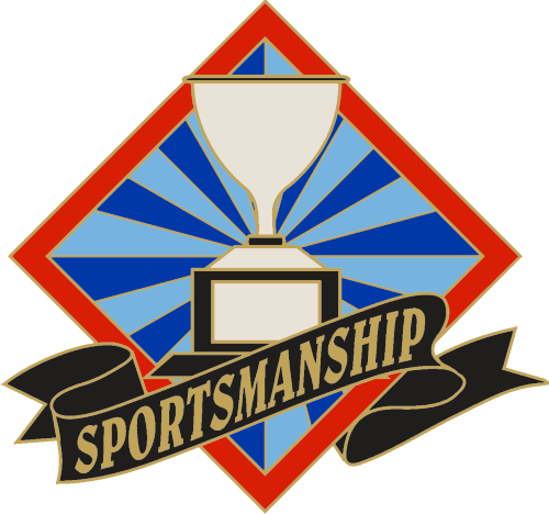 1" Sportsmanship School Pin-2925