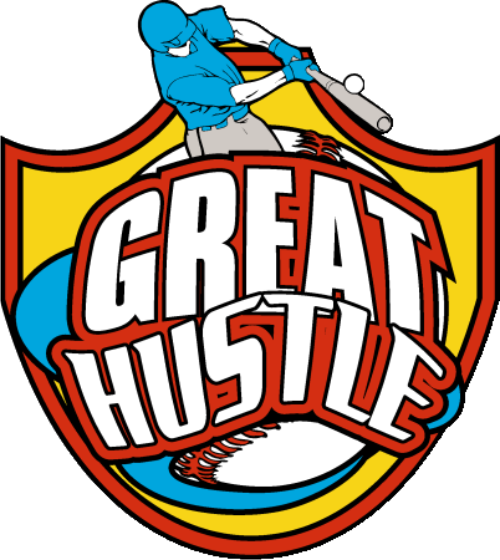 1.25" Great Hustle Baseball Pin-2987