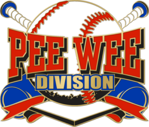 1 1/4" Pee Wee Division Baseball Pin-2992